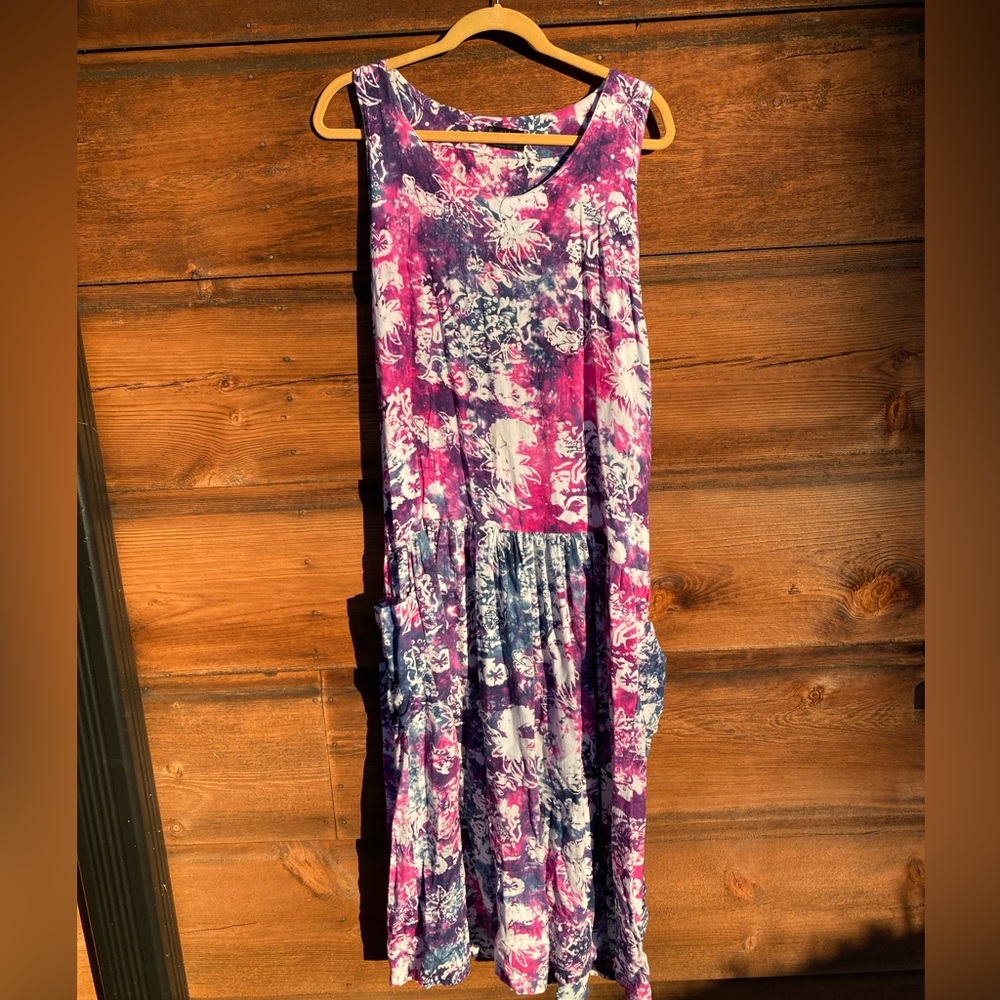 Batik Gauzy Dress